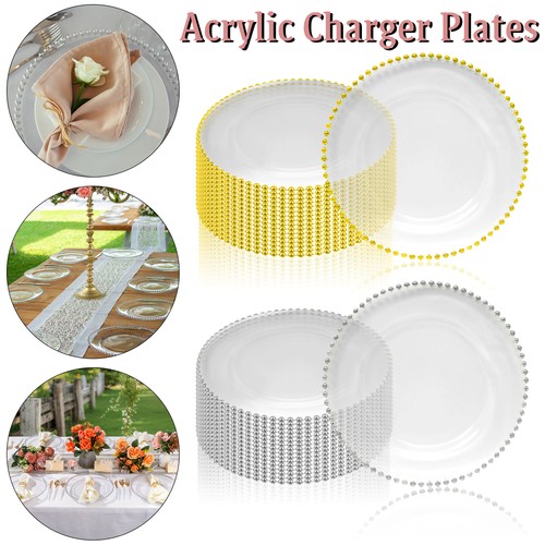 Charger plates acrylic - charger,