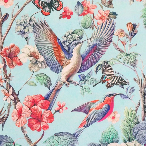 Rosemoor birds bloom - &, floral