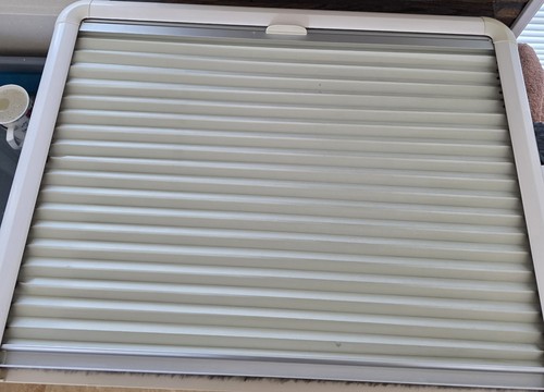 Coachbuilt motorhome blind - motorhome,