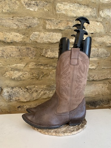 Vintage womens brown cowboy - brown,