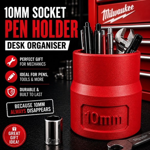 10mm socket pen holder - pen,