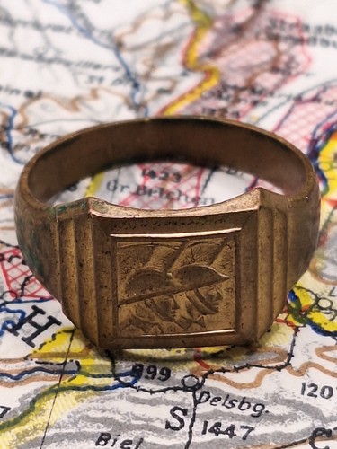 Patriotic ring soldiers - ring, adrian