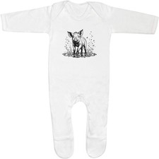 'Pig in Mud' Baby Romper