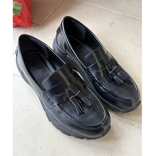 Bershka black loafer sporty - bershka,