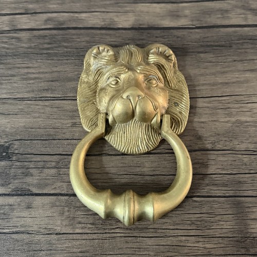 Lion large gold brass - large,