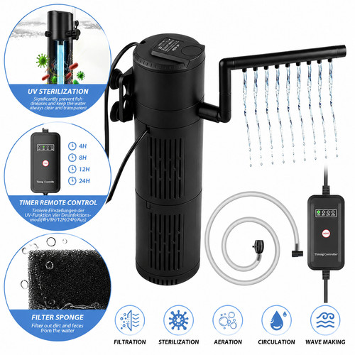 Aquarium filter 1 uv - 5,