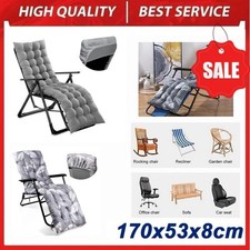 Replacement Cushion Pad for Garden Sun Lounger Recliner Chair Bench Seat Outdoor
