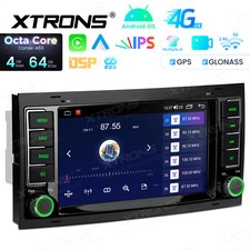 7" Android 14 Car Stereo Player GPS Nav Radio DSP 4G+64GB For Volkswagen Touareg