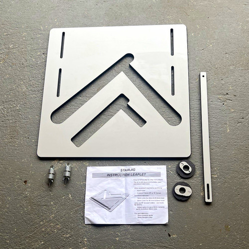 Stairjig router template - router,