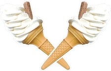 GIANT ICE CREAM VAN STICKER
