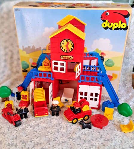 Lego 2658 duplo fire station - fire,