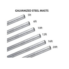 5' 6' 10' 12' ft foot 2" STEEL