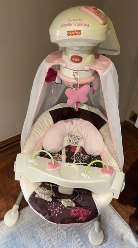 Fisher price butterfly cradle - price,