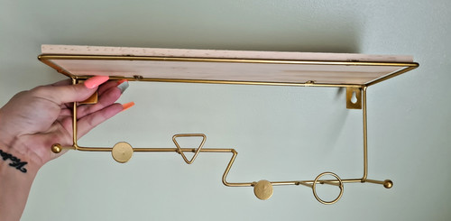 Wall mounted coat rack hooks - wall,