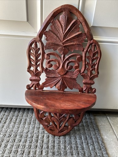 Vintage hanging teak wood - vintage,