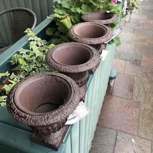 Four cast iron garden - cast,