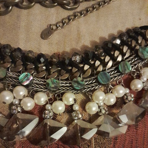Zara pearls abalone crystal - zara,