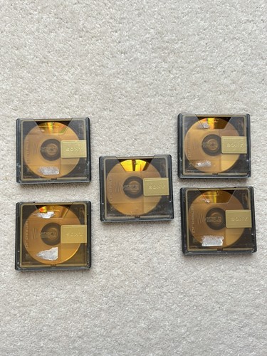 Sony minidiscs min gold - minidiscs,