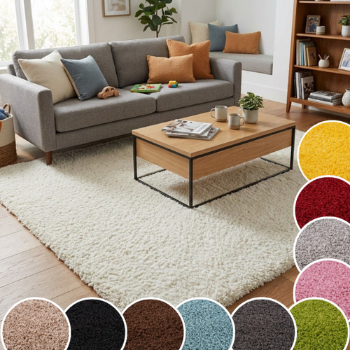 Fluffy rugs large - rugs, rug