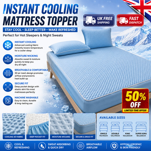 Large self cooling mat - xl, bed