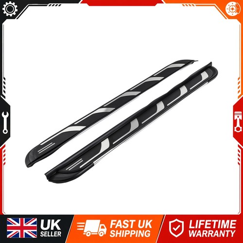 Aluminium black side - steps, bar