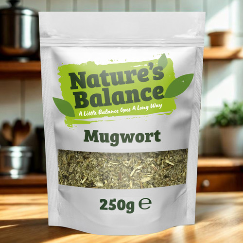 Mugwort dried herb cut - mugwort,