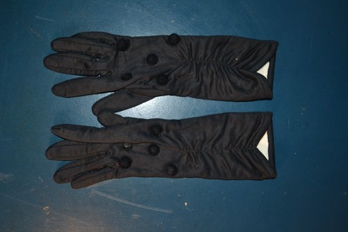 Vintage long black evening