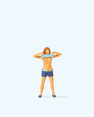 Lady undressing figure - lady,