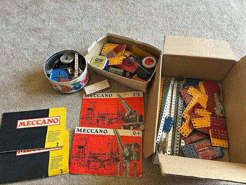 Vintage meccano construction - meccano,