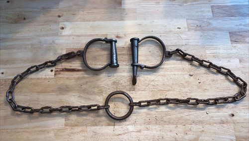 Antique shackles leg chain - antique,