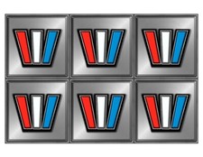 Wellcraft Boat Crest Sticker Set for Restoration Project