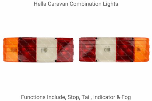 Pair hella rear lamps for - of,