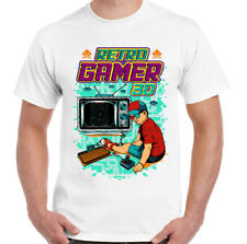 Gaming T-Shirt Retro Gamer Mens Funny ZX Spectrum Commodore 64 PC Console PC
