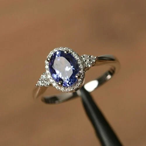 50ct oval cut blue tanzanite - oval,