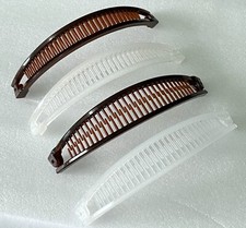 Pack of 4 Plain Colour Banana Hair Comb Clips/hair Grips Fashion Accessories