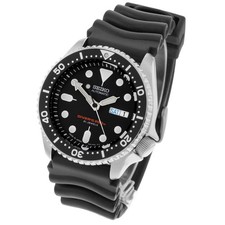 Seiko men black watch - men's,