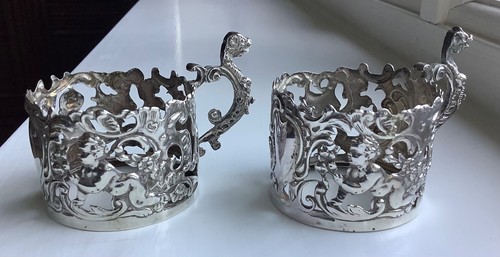 Pair william comyns sterling - william,
