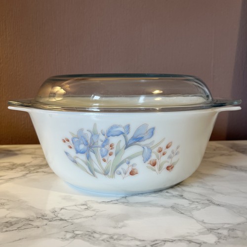 Vintage pyrex england blue - vintage,