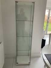 IKEA DETOLF TALL GLASS CABINET