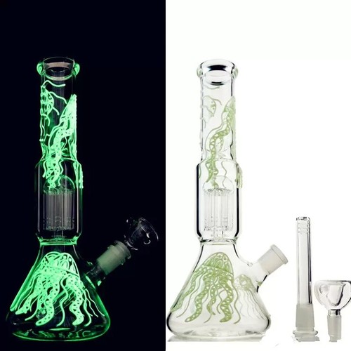 Glass bong glow in dark - glow,