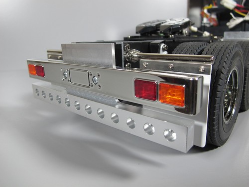Aluminum rear bar bumper - aluminum, t-bar