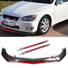 Carbon Look Red Front Bumper