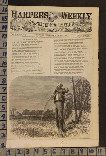 1864 agriculture farmer tool - 1864,