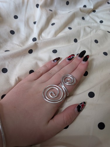 Silver tone adjustable - silver,