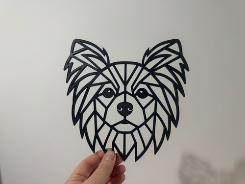 Geometric papillon dog pet - geometric,