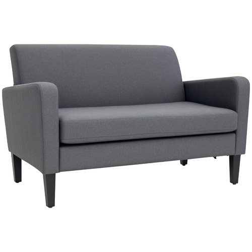 Linen modern curved seat - linen, modern-curved