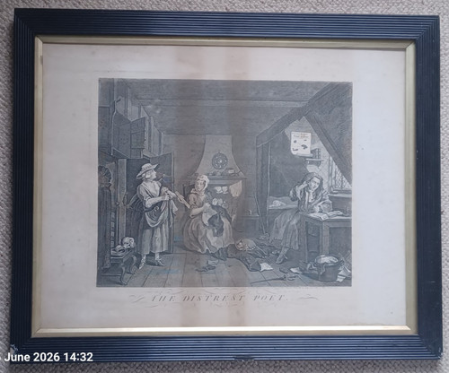 Hogarth engraving the - hogarth, 'the