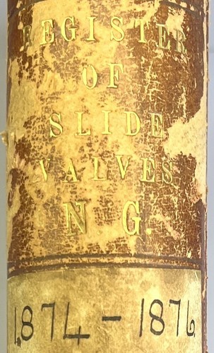 Gwr 1874 register - 1874, slide
