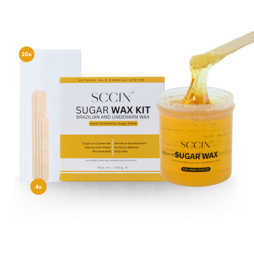 Hair removal hard - sugar, wax