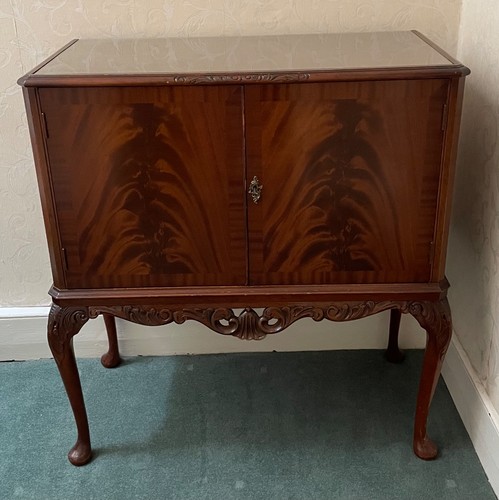 Antique 1930 flame - c.1930, mahogany
